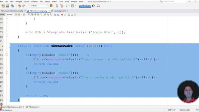 Curso de PHP 8 Aula 103 Como Validar Campos de Formulários смотреть онлайн