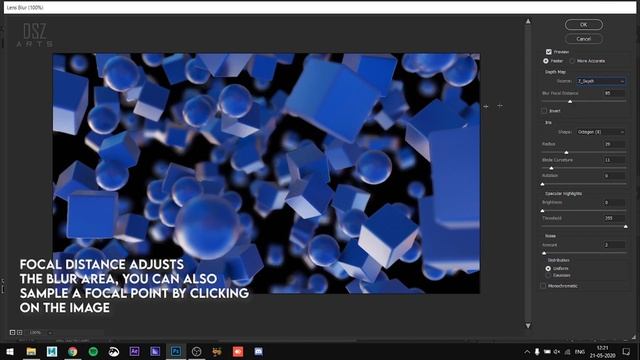 Photoshop Lens Blur Using Depth Maps - Tutorial смотреть онлайн