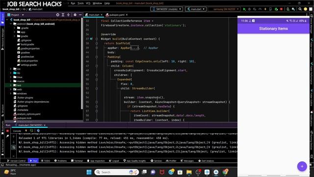 Flutter | Stationary Bill App Tutorial For Beginners | Android Studio смотреть онлайн