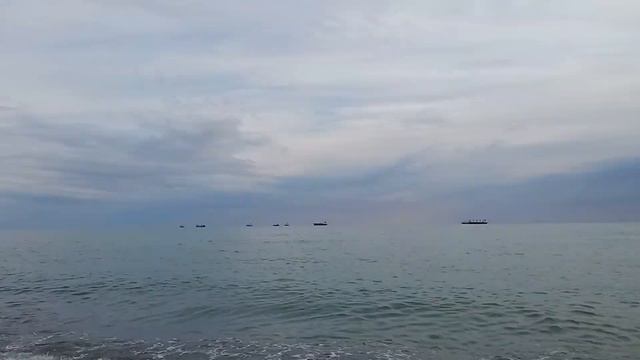 Туапсе море - апрель . Tuapse Sea - April.