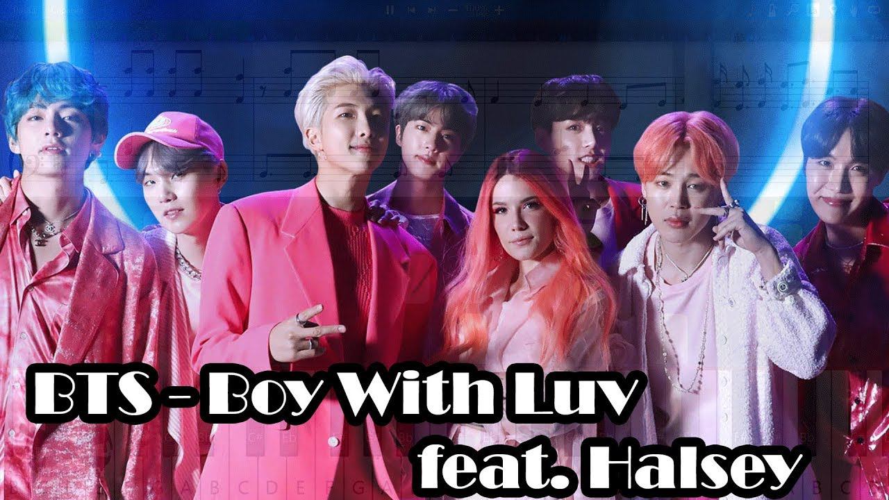 BTS (방탄소년단) '작은 것들을 위한 시 (Boy With Luv) feat. Halsey [Piano Tutorial | Sheets | MIDI] Synthesia смотреть онлайн