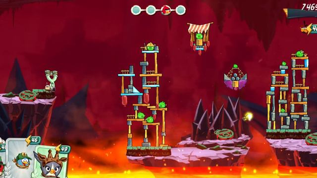 игра angry birds 2 . событие в клане гора хряк . смотреть онлайн