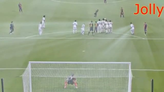 Штрафной удар от Месси. смотреть онлайн