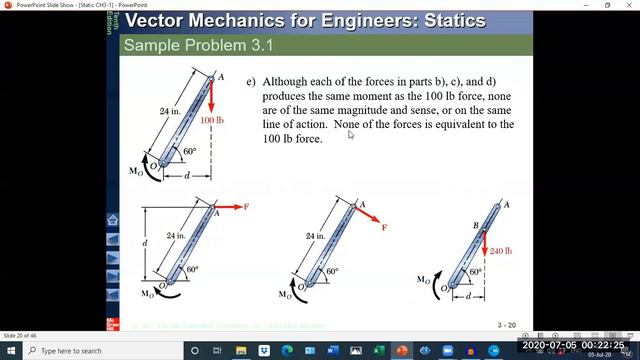 Statics - finding moments of forces-examples смотреть онлайн