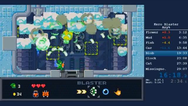 Kero Blaster: Speedrun [28:41] [Former WR]