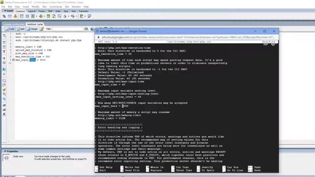 How to change Max Execution Time And max Input Vars in bitnami Wordpress Site | Google Cloud смотреть онлайн