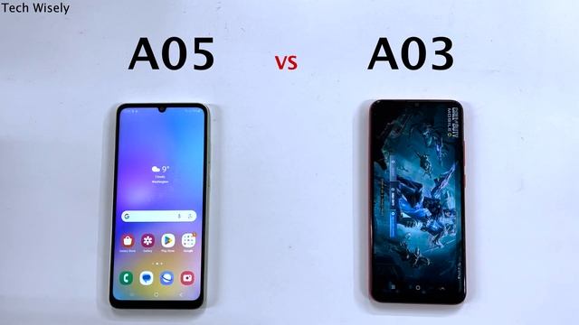 SAMSUNG A05 vs SAMSUNG A03 - Speed Test