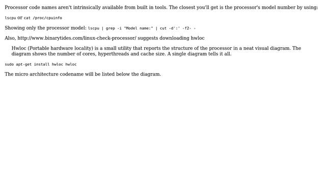 Is there a way in Linux terminal to directly find the processor microarchitecture? (2 Solutions!!) смотреть онлайн
