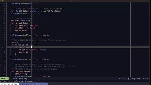Zig in Depth: for Loop смотреть онлайн
