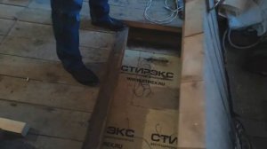 Утепления пола в деревянном доме. Нестандартная схема. Гидроизоляция подпола в подарок :)