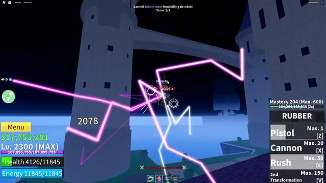 Blox Fruits - Rubber Hunting『Rubber + Sharkman Karate Oneshot Combo』+ Dough Giveaway смотреть онлайн