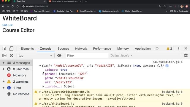 150 Passing parameters using React router render function смотреть онлайн