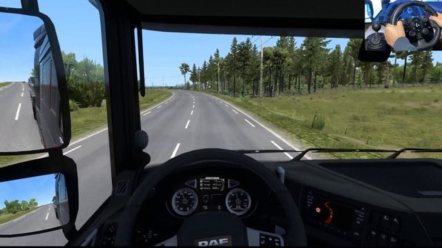 ETS 2 - DAF XF Euro 6 Transporting Granite Cubes from Bordeaux смотреть онлайн