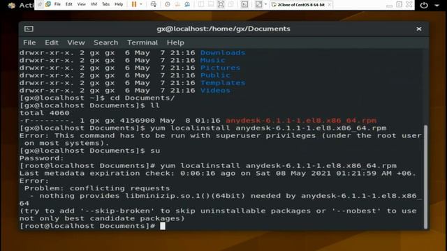 Error Problem conflicting requests nothing provides libminzip.so || LINUX смотреть онлайн