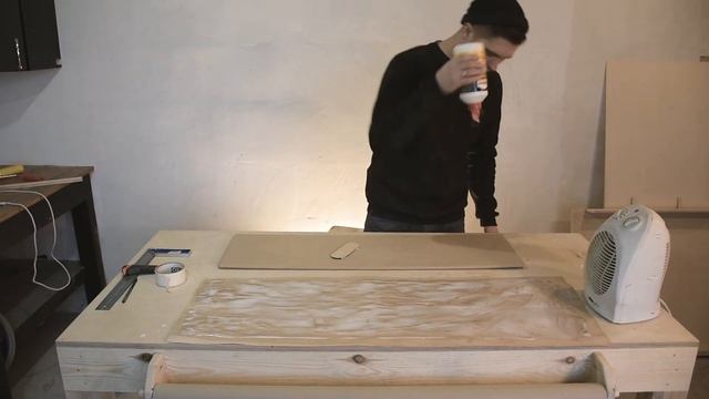 Клеим деревянный шпон на МДФ панель своими руками | DIY смотреть онлайн