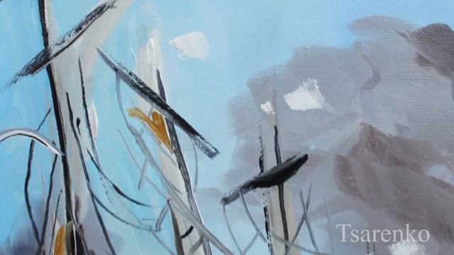 Картина Карабли мастихином Tsarenko D. смотреть онлайн