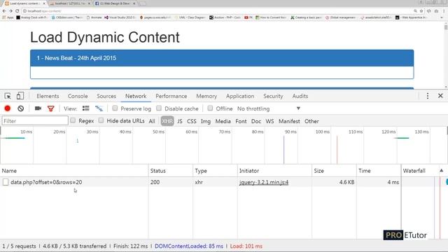 Load Content On Scroll Using PHP & AJAX: Overview 1 of 4 смотреть онлайн