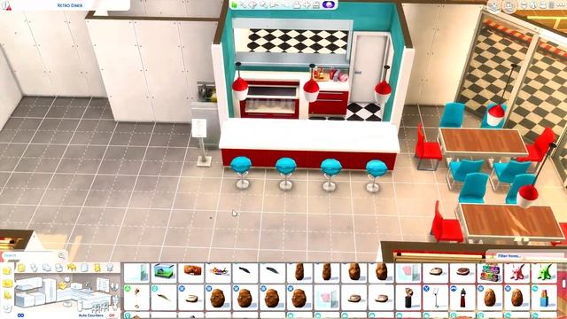 Retro Diner ?? || The Sims 4 Speed Build (No CC) смотреть онлайн