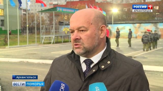 Игорь Орлов посетил военно-спортивный городок возле 62 архангельской школы смотреть онлайн
