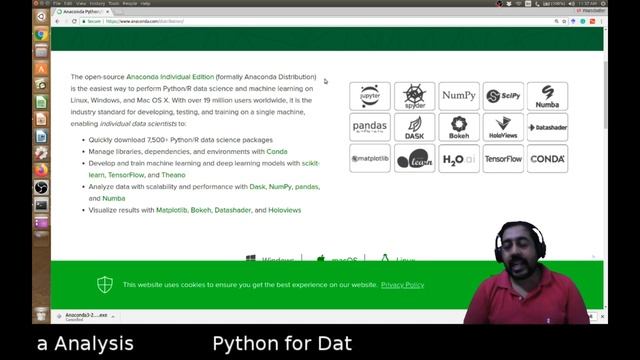 Installation of Anaconda Python | Python Basics in Malayalam -1 смотреть онлайн