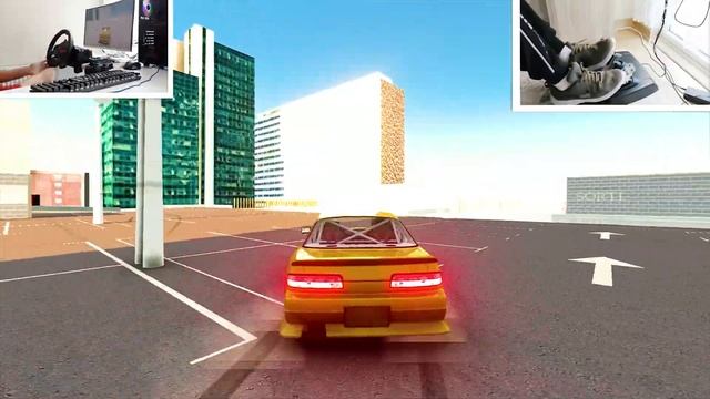 Nissan Silvia S13 - Parking Deck Tokyo Drift Assetto Corsa W/SteeringWheel | PC