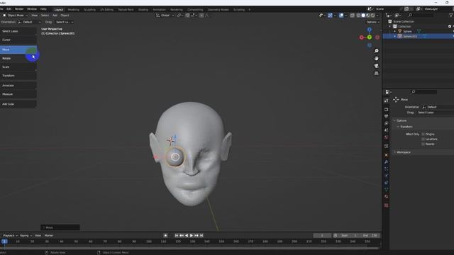 Скульптинг Blender