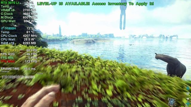 MSi Pulse GL66 - ARK: Survival Evolved (RTX 3070 8G) смотреть онлайн