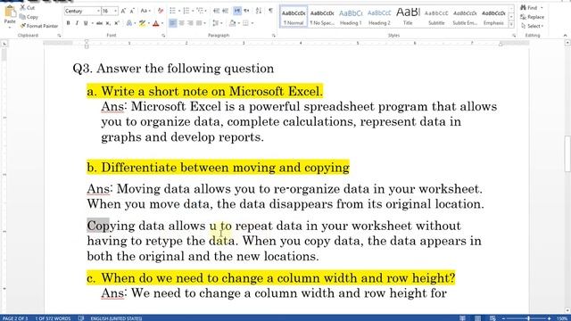 IT PLANET CLASS 6 CH-5 INTRO TO MS EXCEL || EXERCISE SOLUTION смотреть онлайн