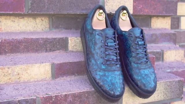 Кеды из кожи страуса. Sneakers смотреть онлайн