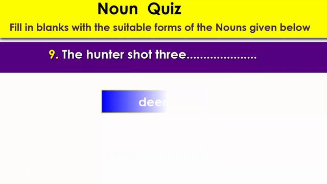 Noun quiz with answer test level : beginner смотреть онлайн