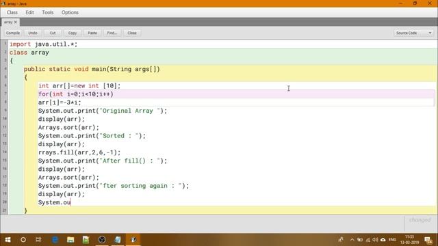 Array In Java.util- Core Java || With BlueJ смотреть онлайн
