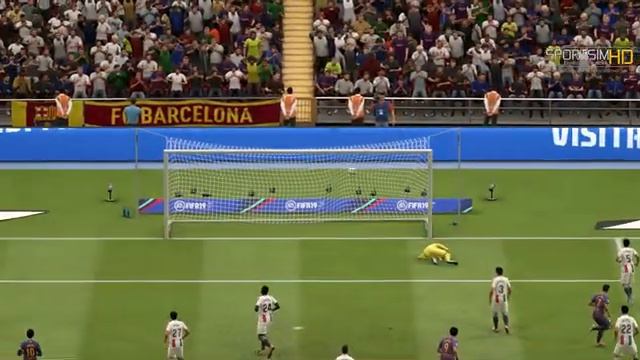 FC Barcelona x CD Leganes - FIFA19 GAME HIGHLIGHTS - [20,01,19] - [CPU vs CPU] смотреть онлайн
