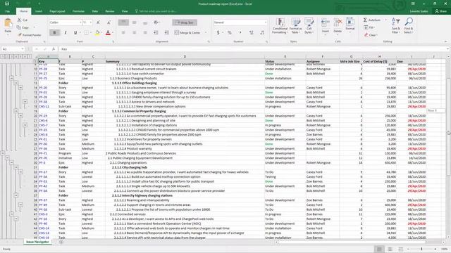 Exporting Product Roadmap Reports From Structure For Jira To Excel