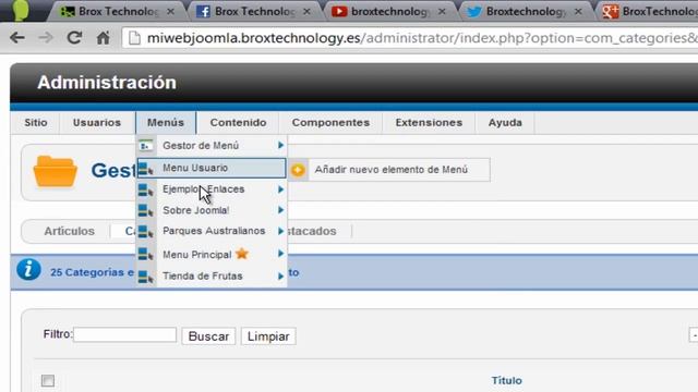 Tutorial 4 Joomla 2.5 modificar contenido de ejemplo joomla смотреть онлайн