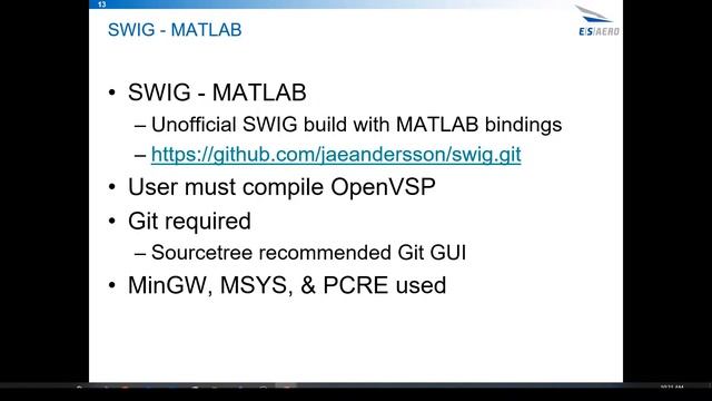 2020 VSP WS: OpenVSP API & MATLAB/Python Integration смотреть онлайн