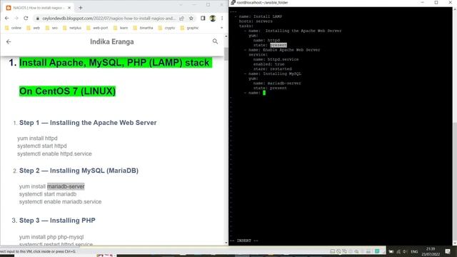 ANSIBLE YAML script for install LAMP stack | Ansible script | Linux | Ansible for beginners | LAMP смотреть онлайн