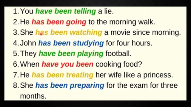 PRESENT PERFECT CONTINUOUS TENSE😊| Curious RS Corner смотреть онлайн