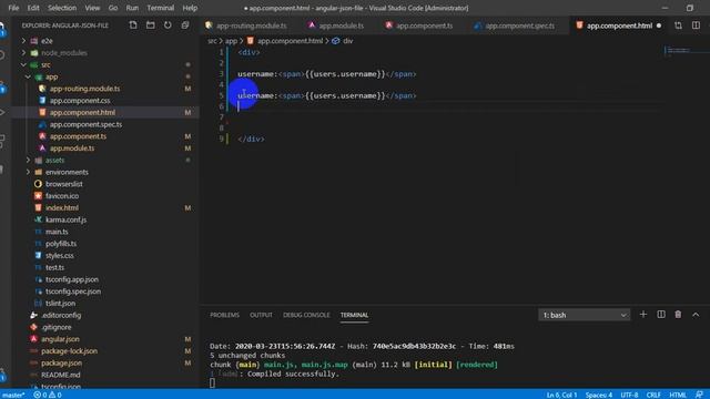 11 Data Binding Angular 8 Speak Khmer смотреть онлайн