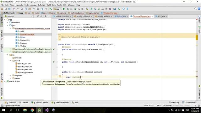 Android Development - Sqlite Database Part 1 ( Arabic ) смотреть онлайн