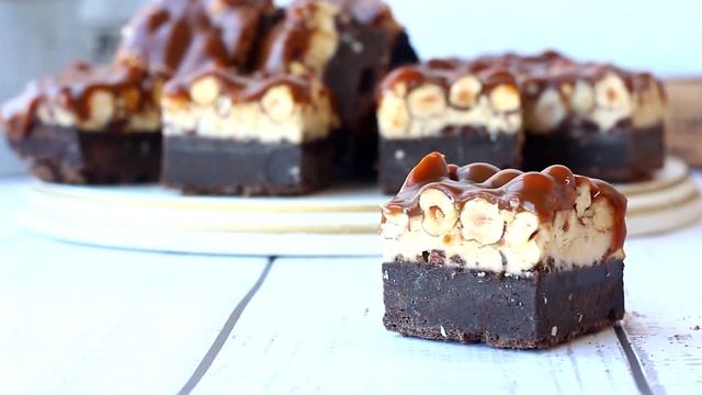 Брауни с фундуком и карамелью | Cheese Cake Ru