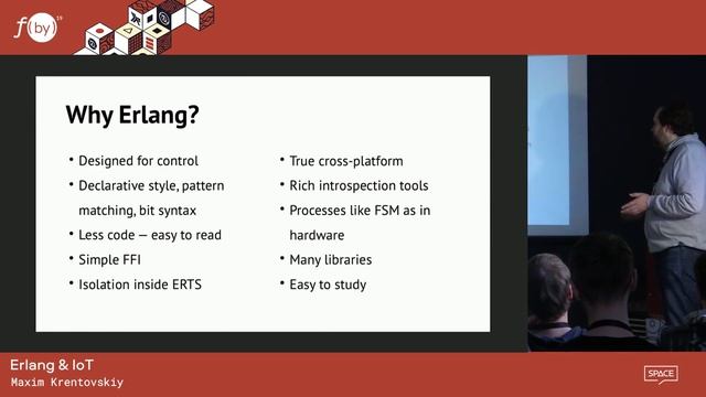 f(by) 2019 - Maxim Krentkovskiy, ERLANG AND IOT смотреть онлайн