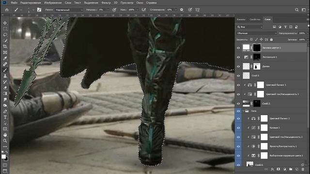 HELA THE GODDESS OF DEATH | SPEED ART | Thor Ragnarok | Avengers | Photoshop смотреть онлайн