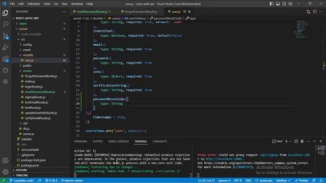 4.6 Reset Password Route смотреть онлайн