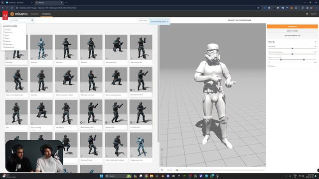 Unreal Engine 5 Beginner Tutorial Part 13_ Importing Character Animation смотреть онлайн