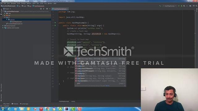 Java HashMap смотреть онлайн