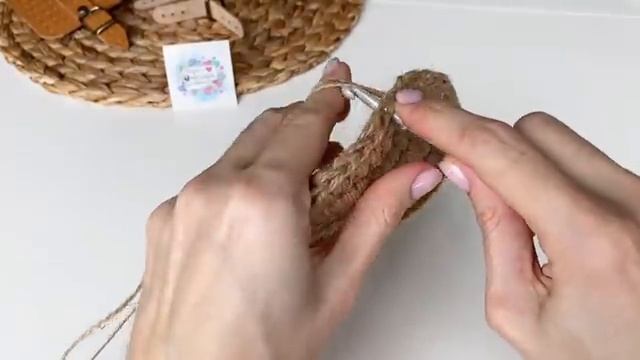 ВАША ИДЕАЛЬНАЯ ??? МИНИ-СУМКА ИЗ ДЖУТА крючком! Сумка для телефона крючком) летняя Сумка! смотреть онлайн