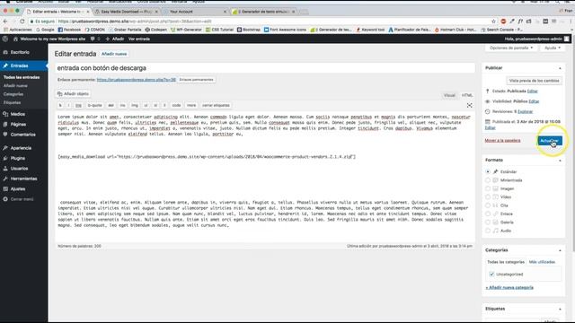 COLOCAR BOTONES DE DESCARGA EN WORDPRESS смотреть онлайн