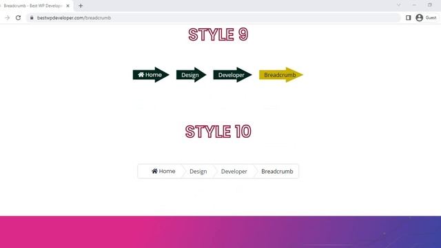 Presenting BWD Breadcrumb Elementor addon смотреть онлайн