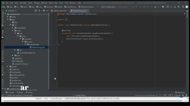 How to create a custom calendar in Android | FreeTechPort смотреть онлайн