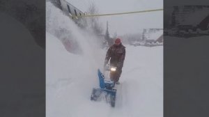 снегоуборщик Yamaha Ricky обзор и тест драйв